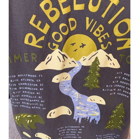 Rebelution "Good Vibes Summer Tour 2023" tour shirt sz L - Picture 4 of 4